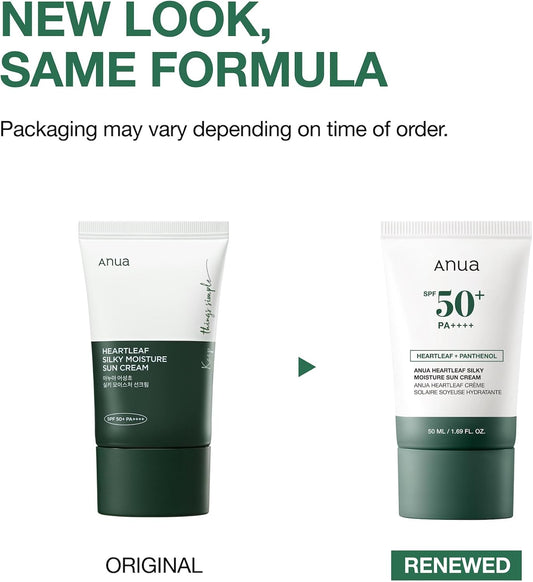 Anua Heartleaf Silky Moisture Sun Cream SPF 50 50ml - view 2