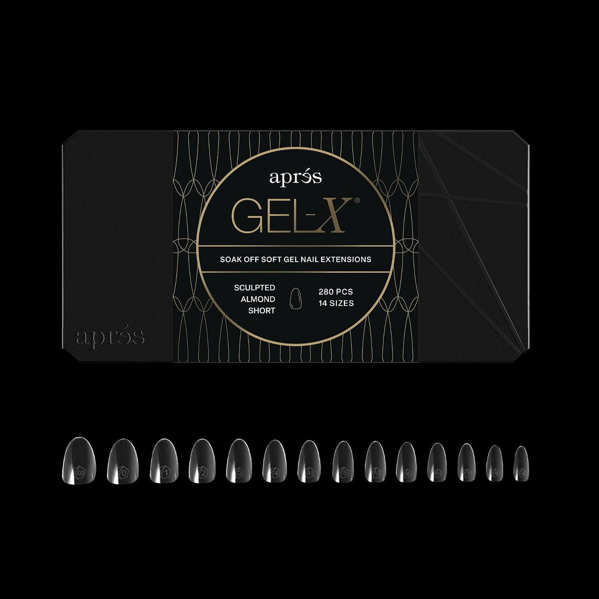 Après Gel-X Sculpted Almond Short Nail Tips Box, 280 Count - view 2