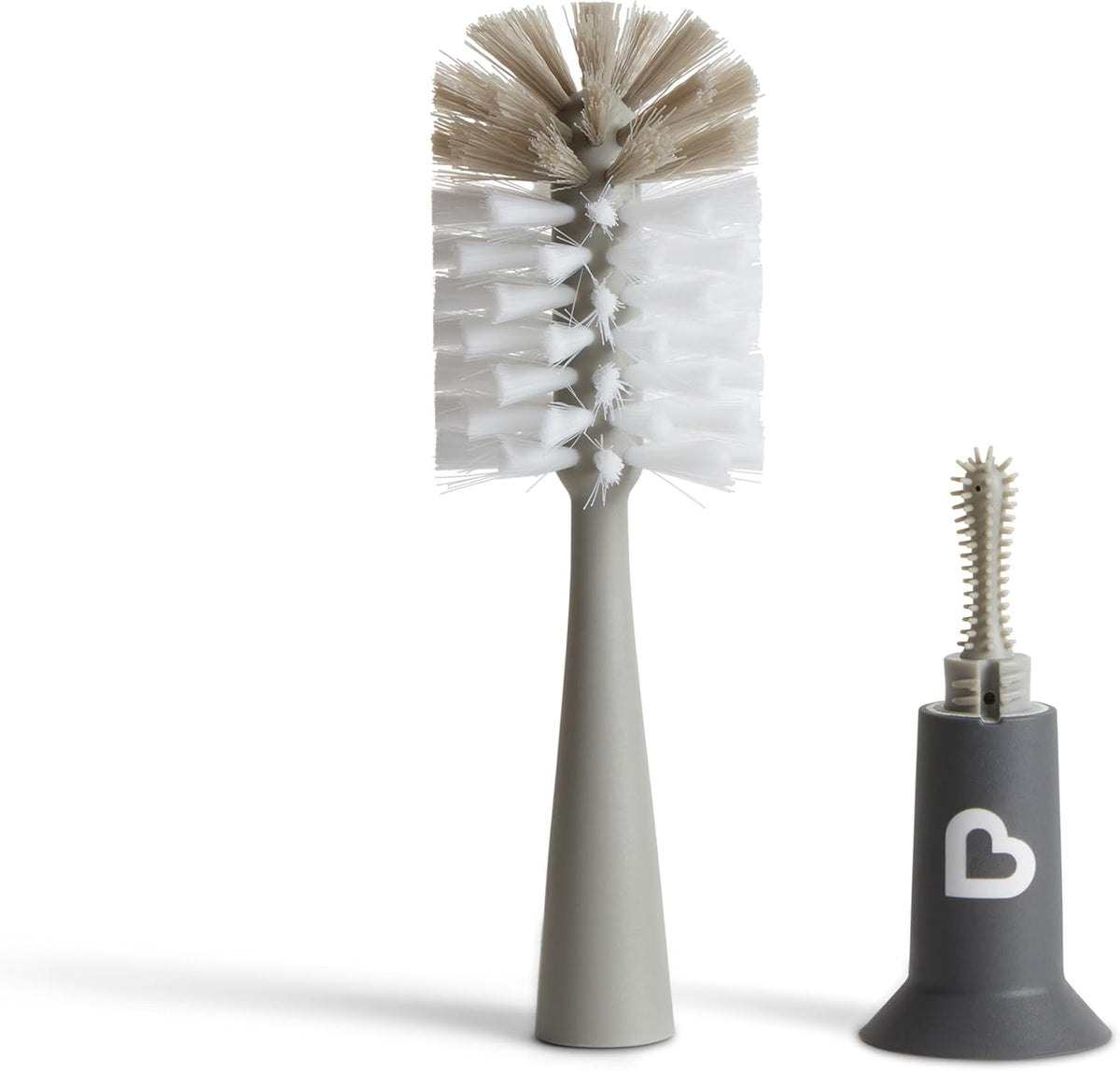 Munchkin Bristle Bottle Brush, Grey - view 2