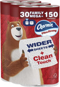 Charmin Ultra Strong Clean Touch Toilet Paper 30 Family Mega Rolls