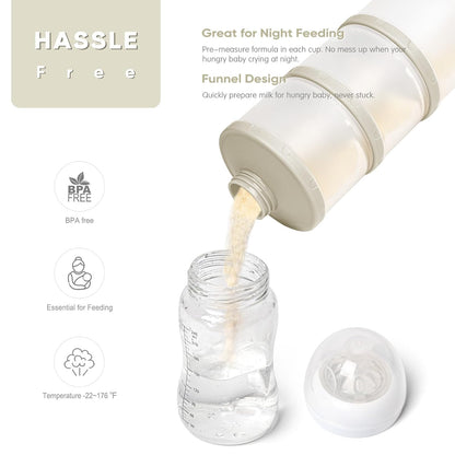 Termichy Stackable Portable Baby Formula Dispenser - view 5