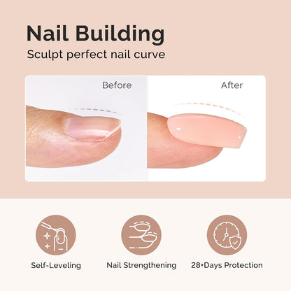 MelodySusie HEMA-Free Nude Pink Builder Nail Gel 0.5 fl oz H1403 - view 3