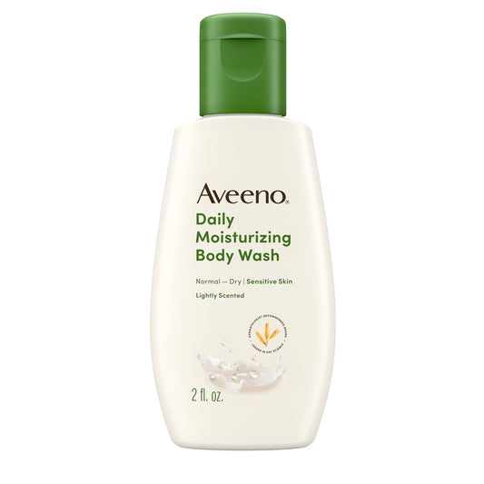 Aveeno Daily Moisturizing Body Wash, Lightly Scented, 2 fl oz (60 ml)