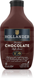 Hollander Chocolate Co. Dutched Chocolate Sauce 443 ml (15 fl oz) Squeeze Bottle