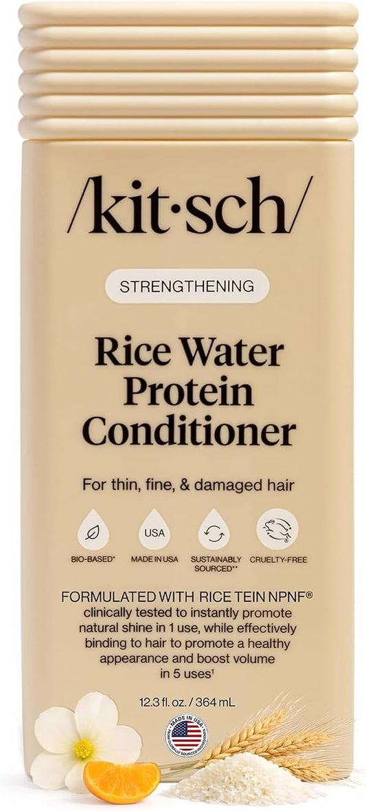 Kitsch Rice Water Protein Strengthening Conditioner 12 oz