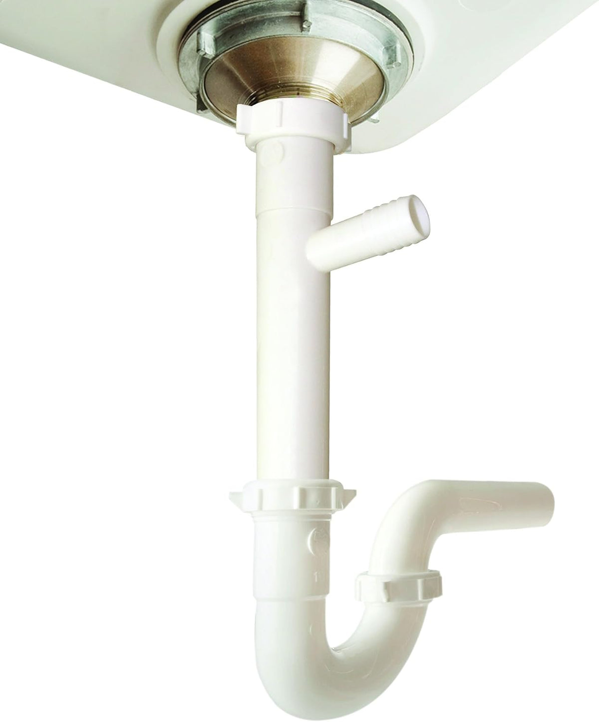Plumb Pak 30-8WK Dishwasher Branch Tailpiece, White, 1-1/2 x 8 Inch - view 4