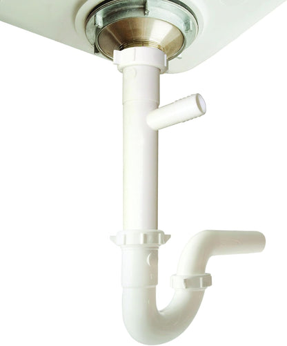 Plumb Pak 30-8WK Dishwasher Branch Tailpiece, White, 1-1/2 x 8 Inch - view 4