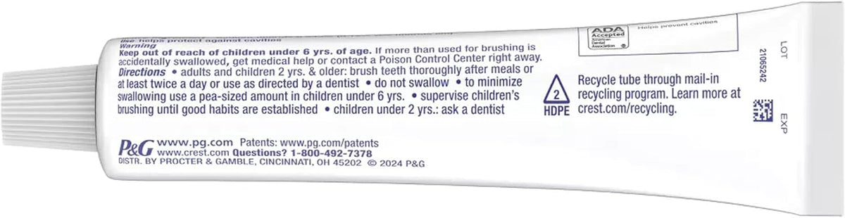 Crest Cavity Protection Regular Toothpaste 8.2 oz, Pack of 2 - view 3