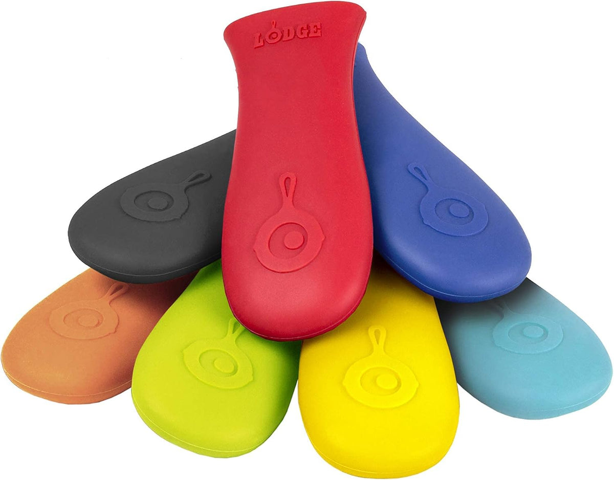 Lodge Silicone Hot Handle Holder for 9 Inch and Larger Skillets, Red - view 2