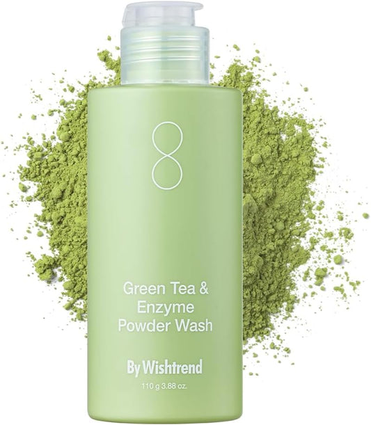 By Wishtrend Green Tea & Enzyme Powder Face Wash 110 g