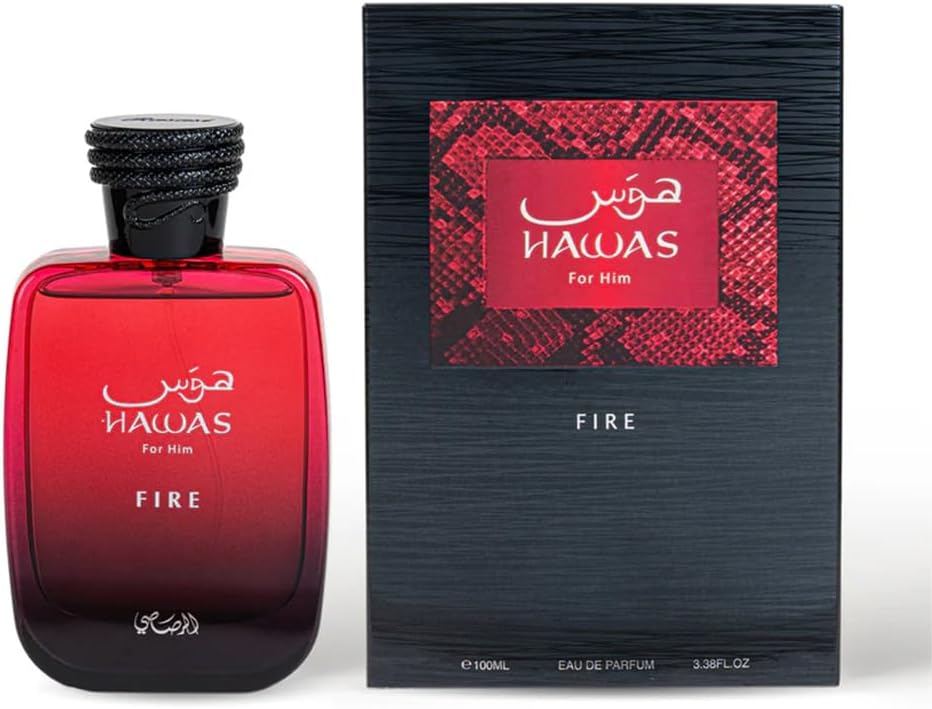 Rasasi Hawas Fire Eau de Parfum for Men, 3.38 oz — alternate product view