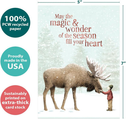 Tree-Free Greetings Holiday Card Assortment, 16 Pack, Dreams & Wishes - view 3