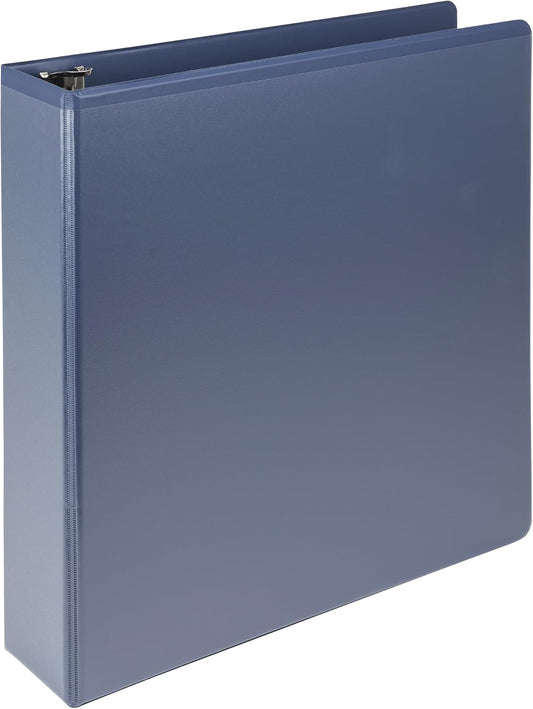 Samsill Plant-Based 2 Inch D-Ring View Binder, Midnight Indigo