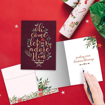 Tree-Free Greetings Christmas Card Assortment, Spirit of Christmas, 16 Pack - view 2