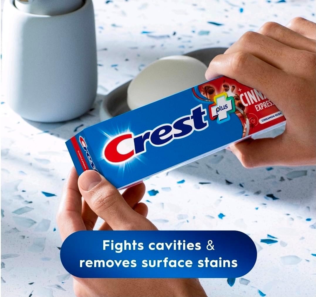 Crest Complete + Whitening Cinnamon Rush Toothpaste, 5.4 oz, Pack of 2 - view 3