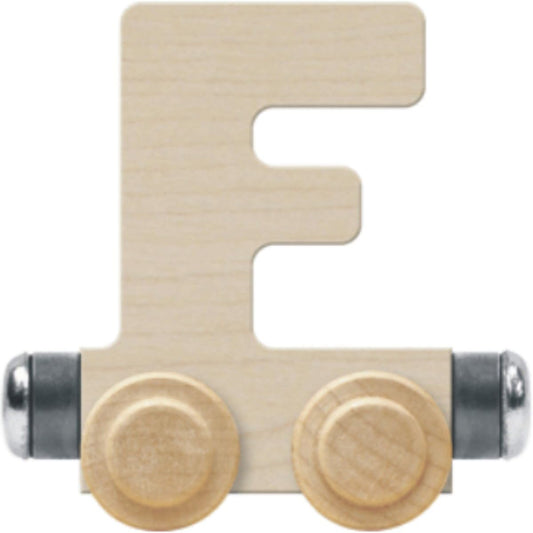 Maple Landmark NameTrain Unfinished Wooden Letter Car F