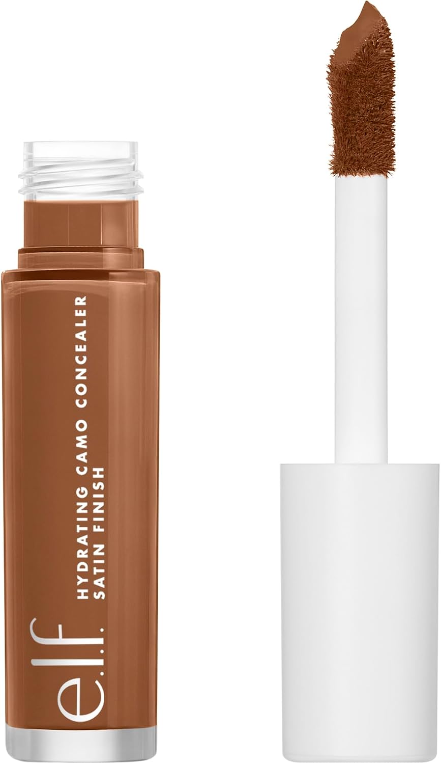e.l.f. Hydrating Camo Concealer - Rich Chocolate, 0.203 fl oz (6 ml)
