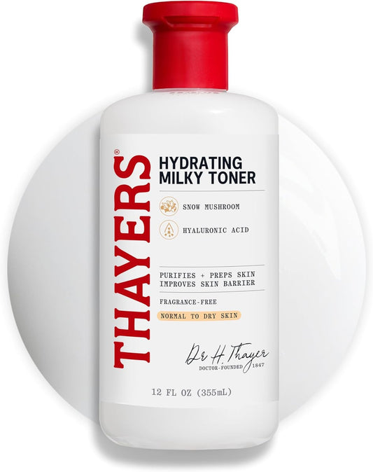 Thayers Milky Hydrating Face Toner with Snow Mushroom 355 ml (12 fl oz)