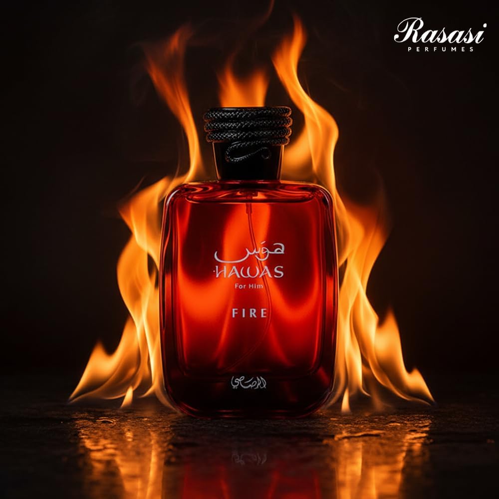 Rasasi Hawas Fire Eau de Parfum for Men, 3.38 oz - view 6