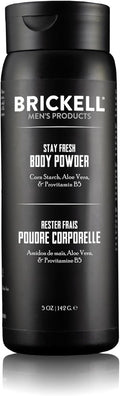Brickell Men's Products Stay Fresh Body Powder Scented 142 g (5 oz)