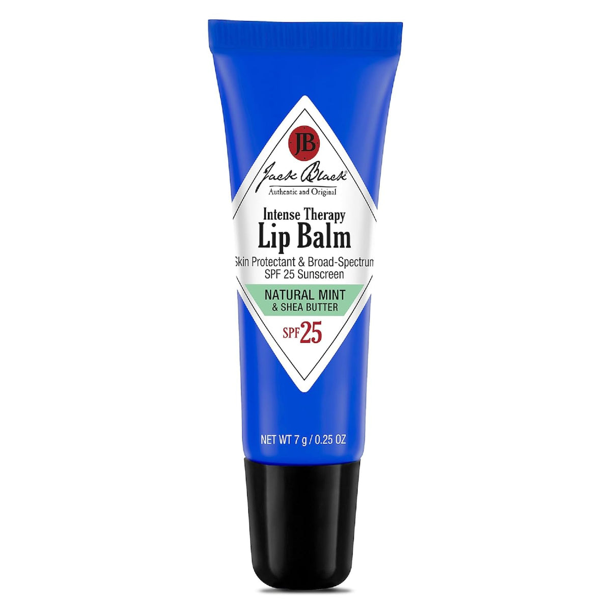 Jack Black Intense Therapy Lip Balm SPF 25, Natural Mint, 0.25 oz (7 g) — product view