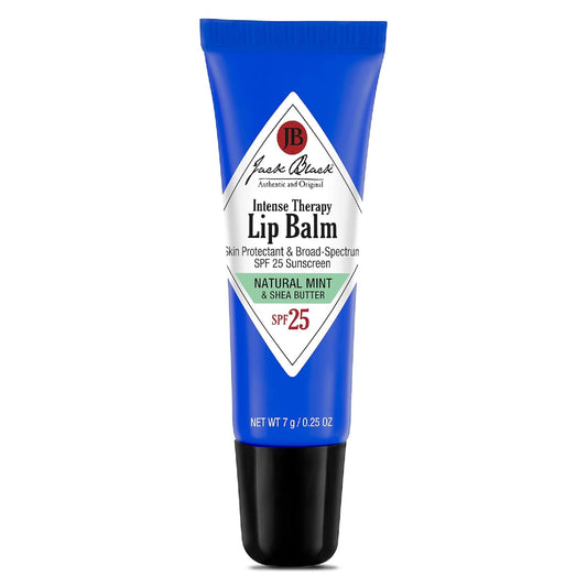 Jack Black Intense Therapy Lip Balm SPF 25, Natural Mint, 0.25 oz (7 g)