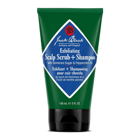 Jack Black Exfoliating Scalp Scrub & Shampoo for Men 5 oz