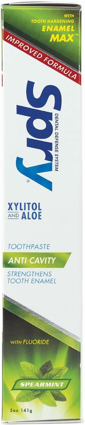 Spry Natural Xylitol Toothpaste with Fluoride Spearmint 141 g - view 4