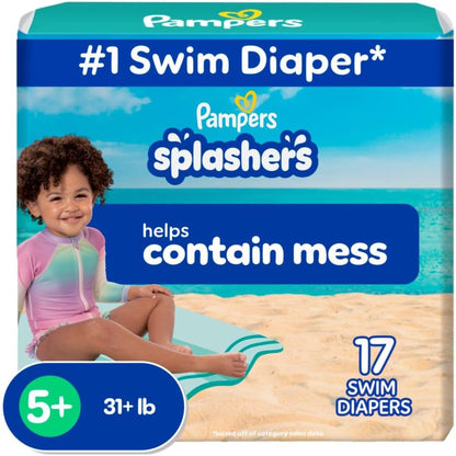 Pampers Splashers Swim Nappies, Size 6+, 15 Count
