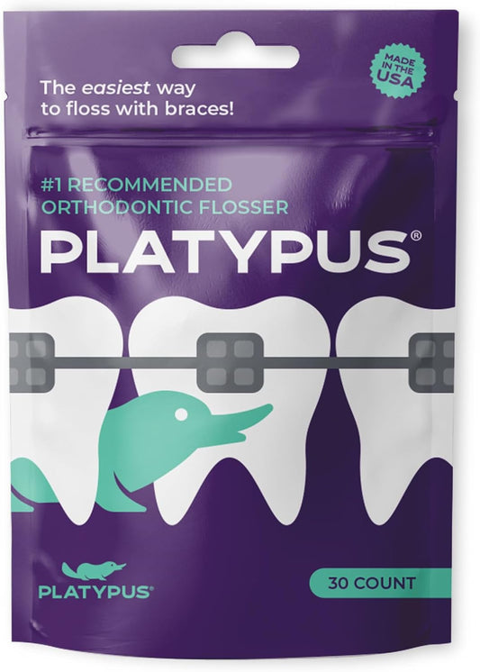 Platypus Orthodontic Flosser Bag - 30 Count