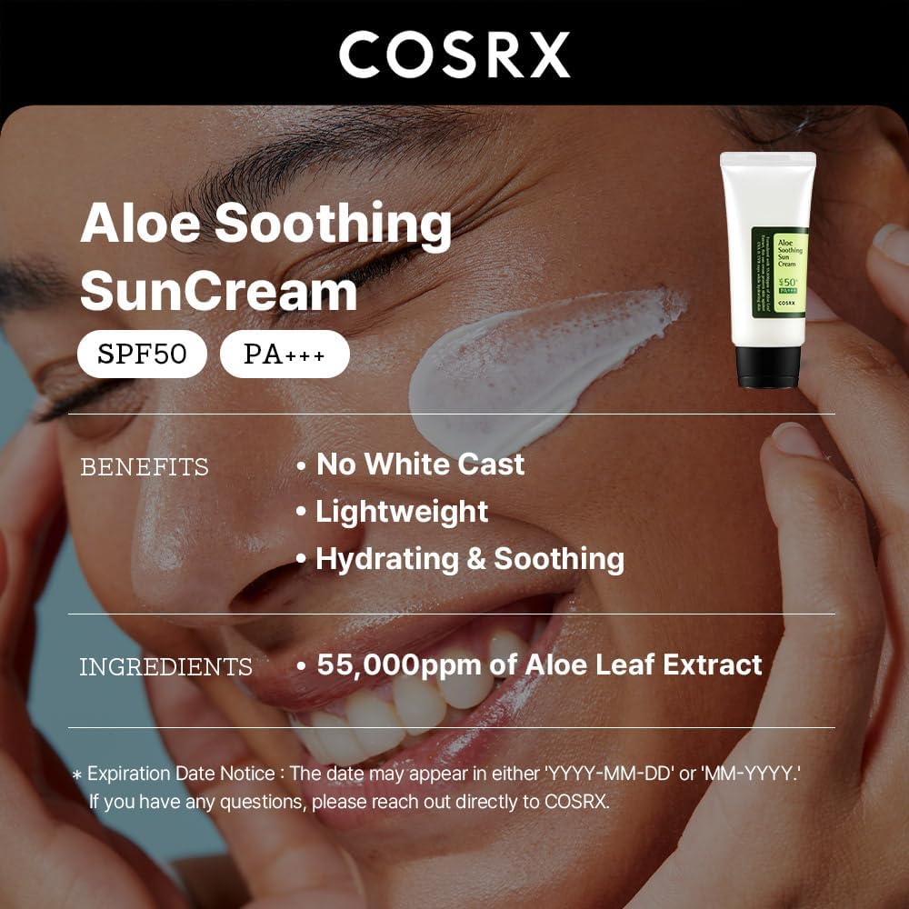 COSRX Aloe Soothing Sun Cream SPF 50+ PA+++ — alternate product view