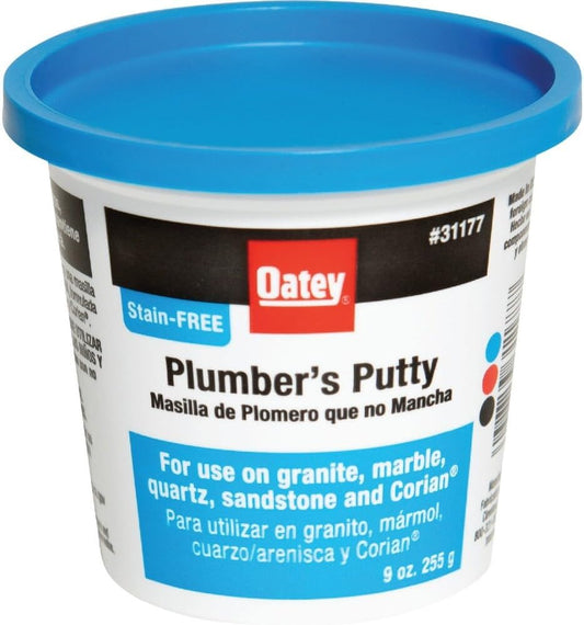 Oatey 31177 Plumbers Putty, 9 oz, White