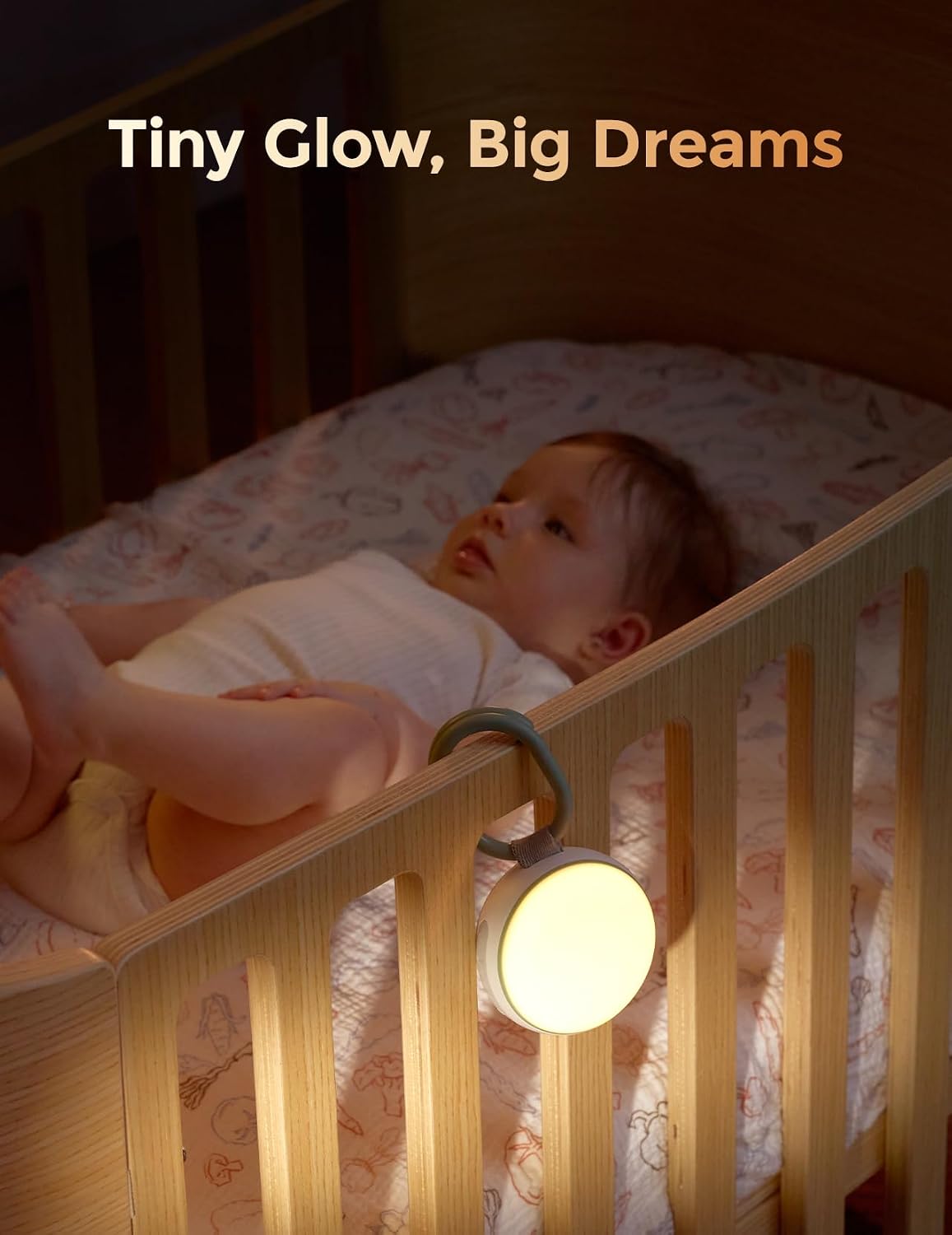 Momcozy Portable Baby Sound Machine with Night Light, 20 Sounds - view 4