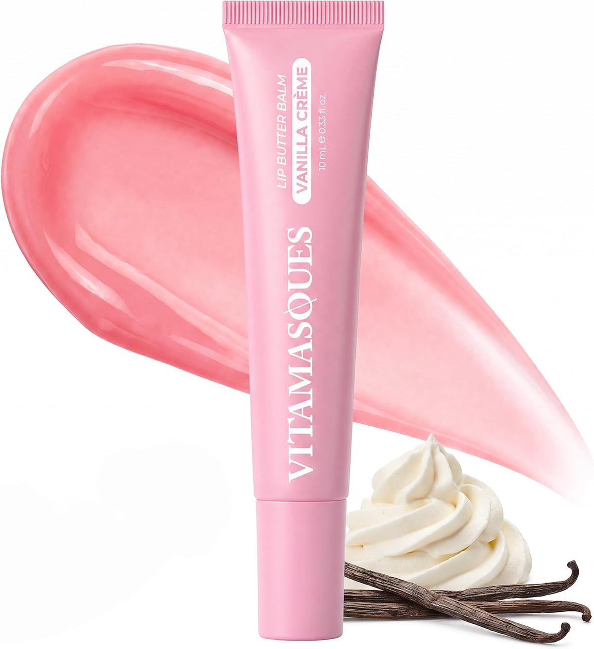 Vitamasques Peptide Tinted Lip Balm Vanilla Creme 9.8 ml (0.33 fl oz) — product view