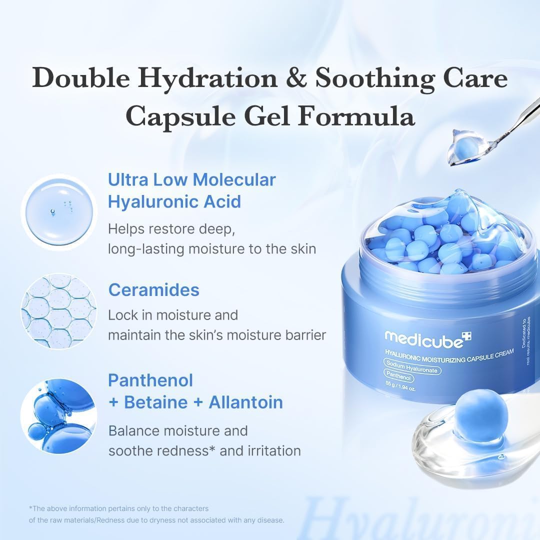 medicube Capsule Cream with Hyaluronic Acid, 120H Hydration - view 3