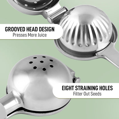 Zulay Kitchen Stainless Steel Lemon Squeezer, Heavy Duty - view 6