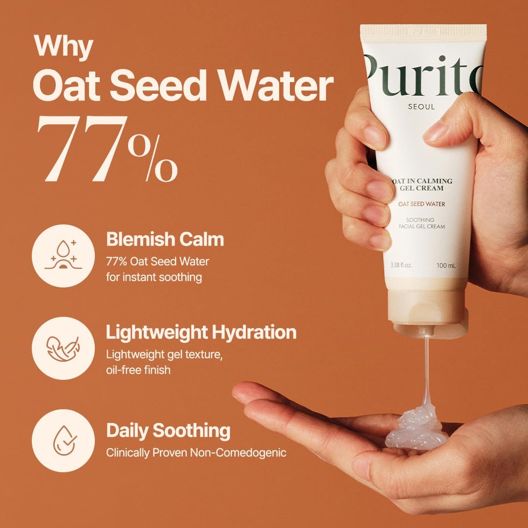 Purito Oat Calming Gel Cream for Sensitive Skin 100 ml - view 3