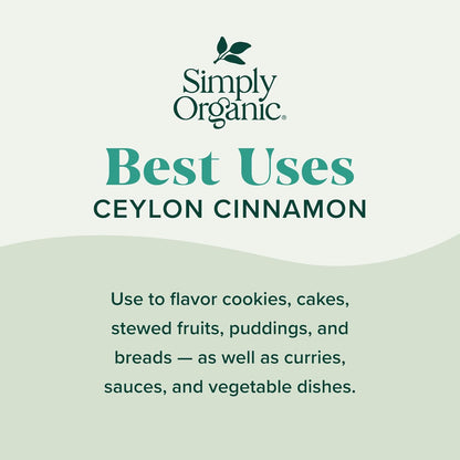 Simply Organic Ground Ceylon Cinnamon, 2.08 oz - view 3