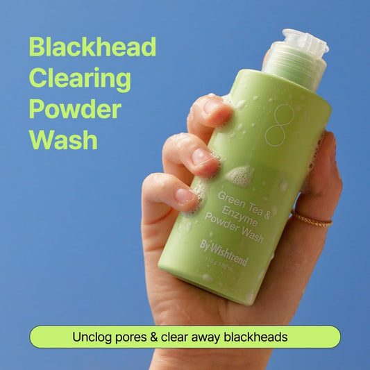 By Wishtrend Green Tea & Enzyme Powder Face Wash 110 g - view 2