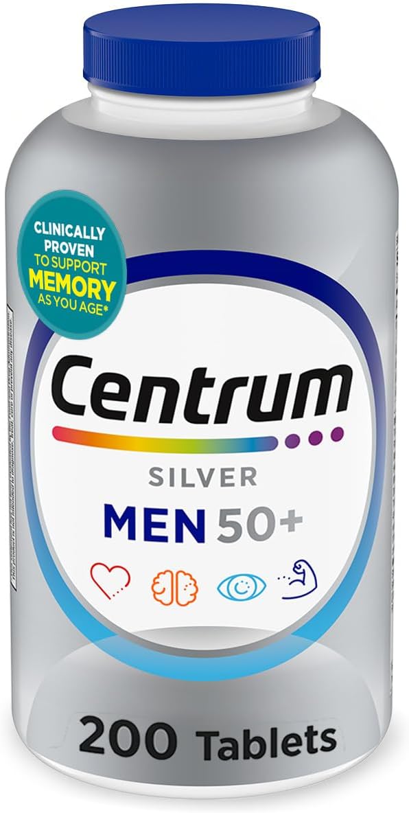 Centrum Silver Men's 50+ Multivitamin, 200 Tablets — product view