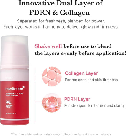 Medicube PDRN Pink Collagen Bubble Serum, 95 ml - view 6