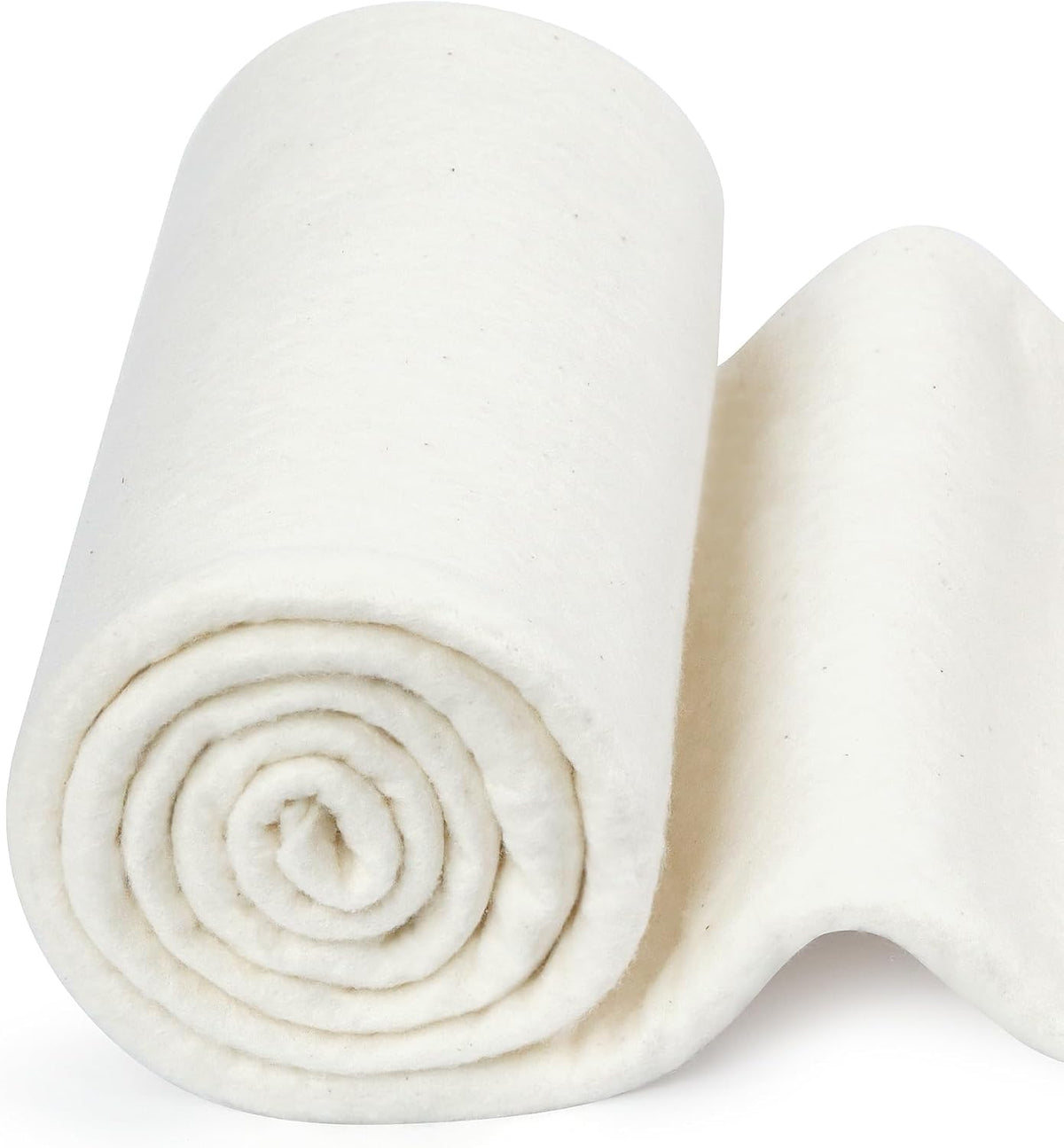 FIVEIZERO 100% Natural Cotton Quilt Batting, 47 Inch x 1 Yard — product view