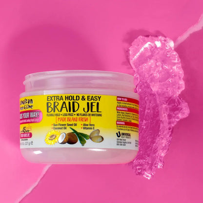 Jamaican Mango & Lime Extra Hold and Easy Braid Jel, 8 oz - view 4