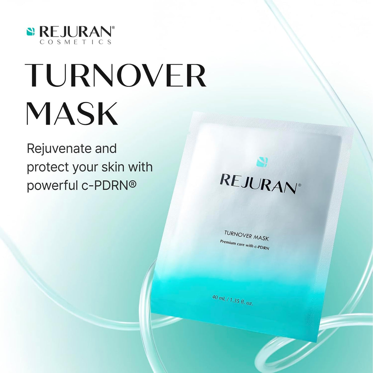 Rejuran Turnover Mask with Salmon DNA PDRN, 5 Sheet Masks - view 2
