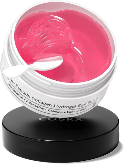 COSRX Pink Peptide Collagen Hydrogel Eye Patches, 60 Patches