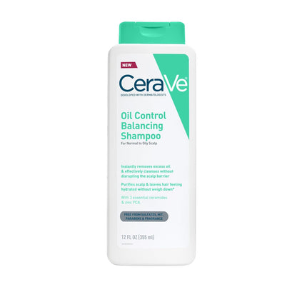 CeraVe Oil Control Balancing Shampoo with Hyaluronic Acid 12 oz