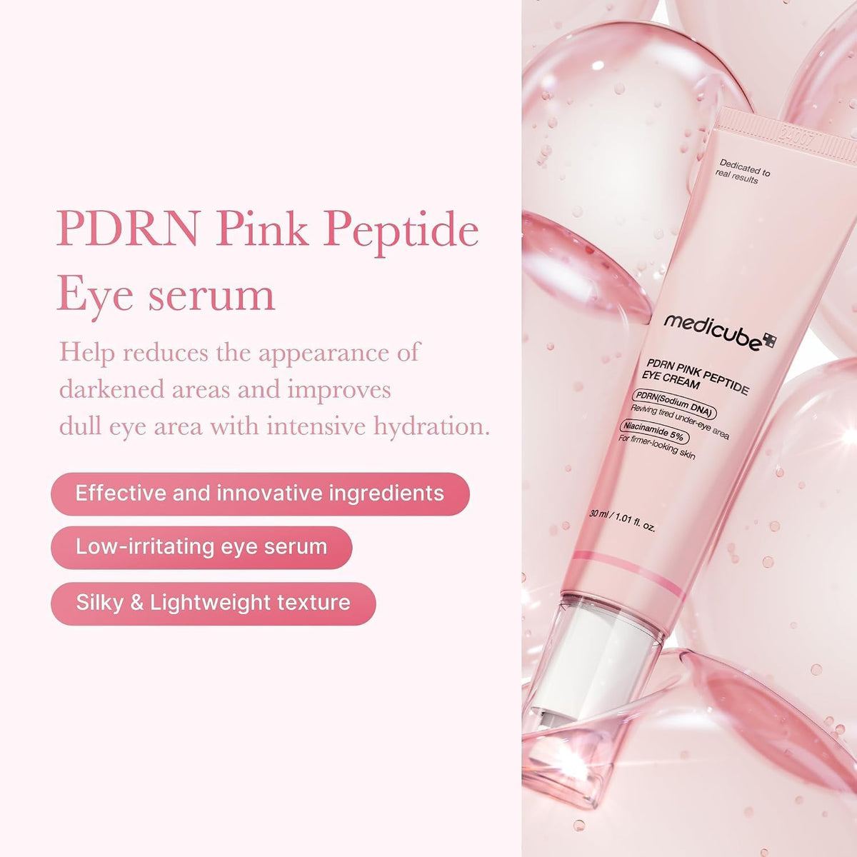 medicube Eye Serum with Salmon DNA PDRN and Pink Peptides — alternate product view