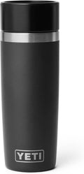 YETI Rambler 473 ml (16 fl oz) Travel Bottle, Black, Leakproof Commuter Cap