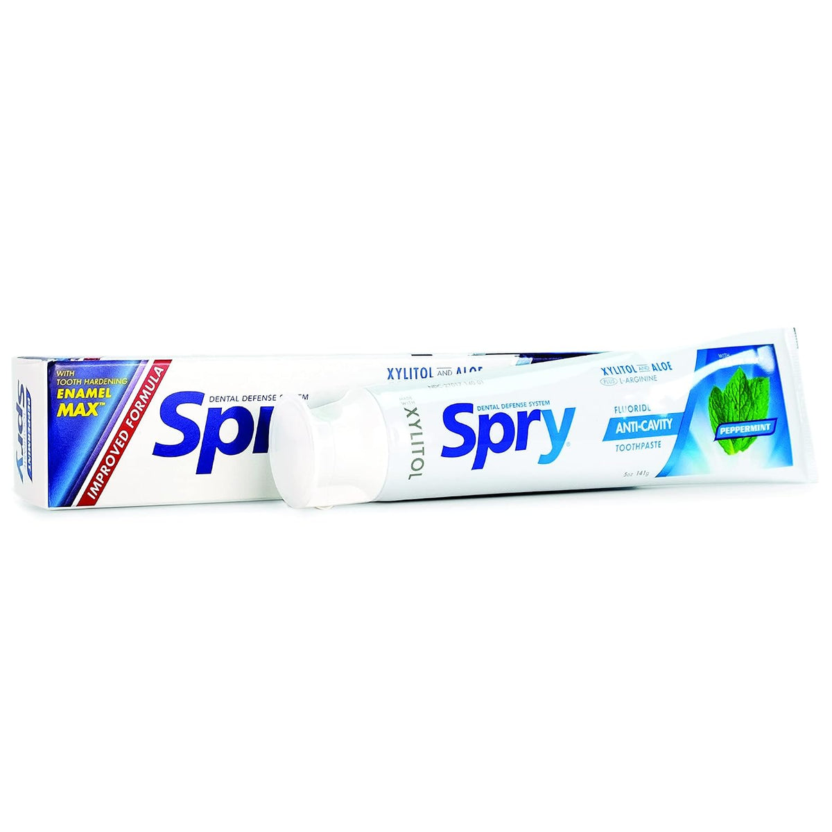 Spry Peppermint Xylitol Toothpaste 113 g (4 oz) — product view