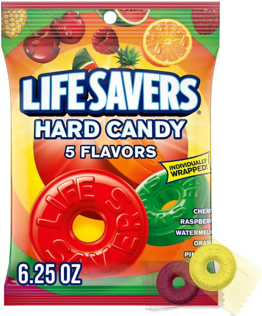 Life Savers Hard Candy 5 Flavours 6.25 oz Bag
